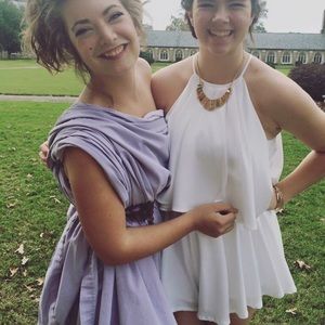 White Halter Top Romper